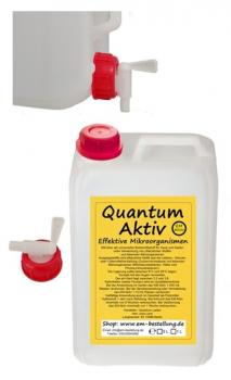 EM Aktiv 3 Liter | Mit Auslaufhahn | Effektive Mikroorganismen