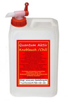 Knoblauch Chili Extrakt | 3 Liter | + Fluxx Dosierhahn DIN 45
