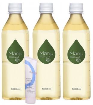 Manju Fermentationsgetränk 3x500ml mit Gratis Zahncreme 80ml