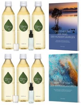 Manju 6x500ml | 2 Bücher | Angebot bei Lastschrift und Vorkasse Zahlung