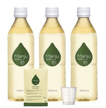 Manju 3 Flaschen 1500ml Manjusalz 100g
