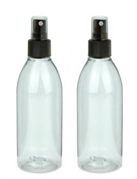 Pumpsprühflasche klar 250 ml 2 Stück