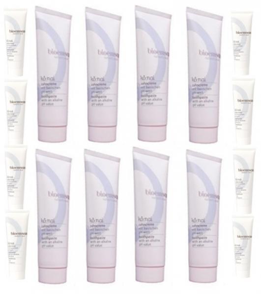 Bioemsan Zahncreme Minze | 8x80ml | + 8x5ml Proben | MHD Oktober 2027