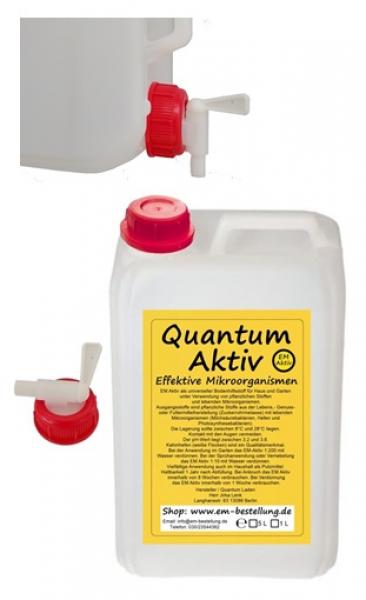 EM Aktiv 3 Liter | Mit Auslaufhahn | Effektive Mikroorganismen