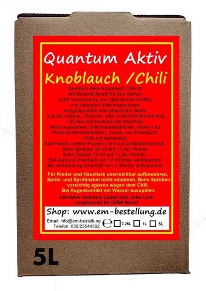 Quantum Aktiv Knoblauch Chili 5 Liter Bag in Box