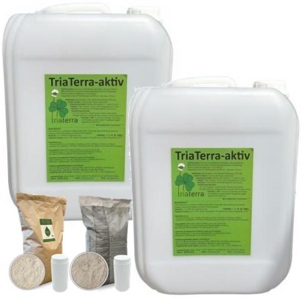 EM Teichsanierung mit EM Aktiv 20L (EMa) EM Pulver 2kg und Zeolith/Basalt 2kg