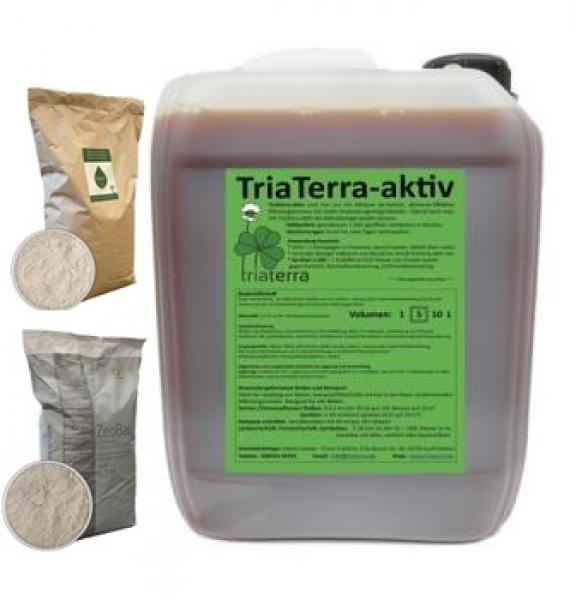 EM Teichsanierung mit EM Aktiv 5L (EMa) EM Pulver 500g und Zeolith/Basalt 500g