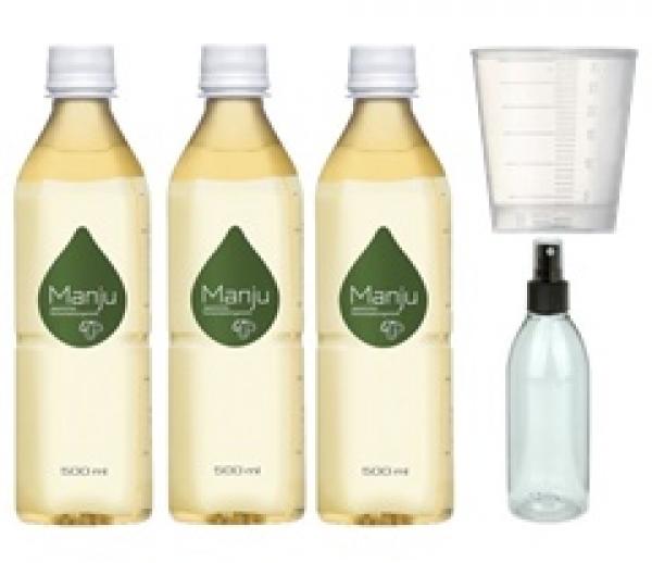 Manju 3 x 500ml mit Sprühflasche 250ml