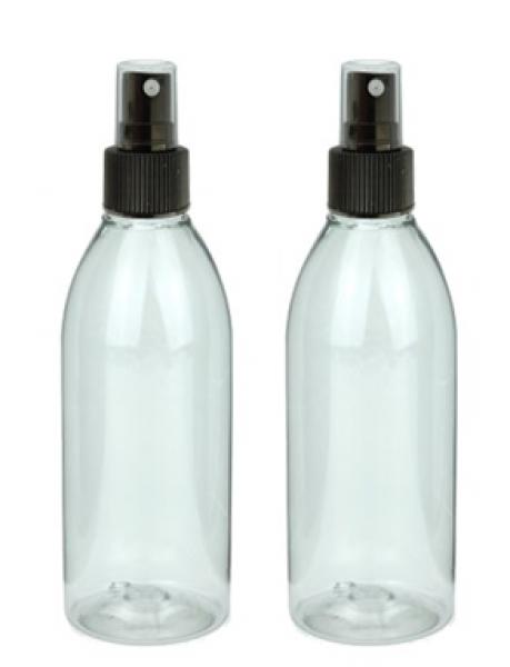 Pumpsprühflasche klar 250 ml 2 Stück