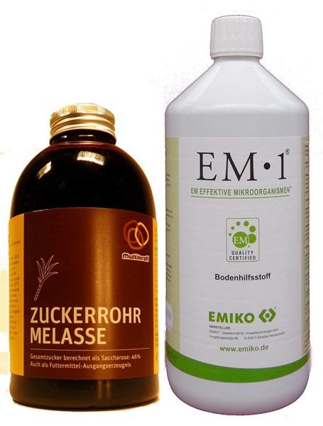 EM-1 und Melasse 1L